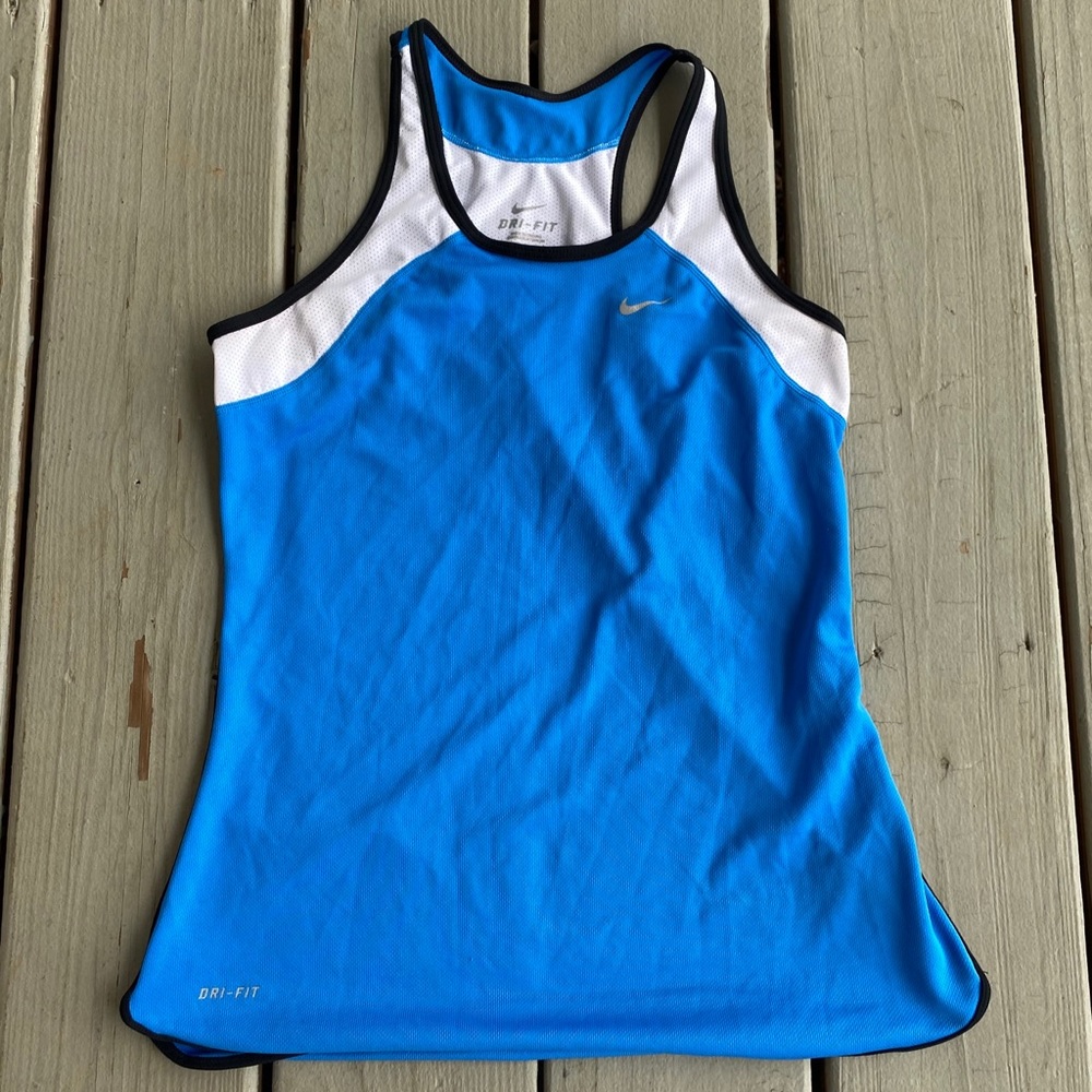 Nike Dri Fit Blue Tank Top